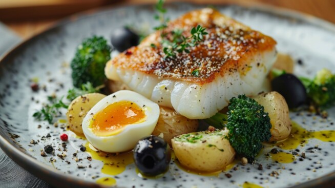 Cod with potatoes