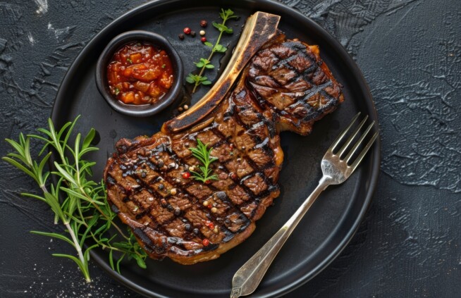 Rib eye steak